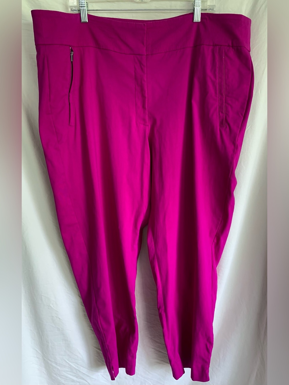 Lane Bryant Women’s Magenta Stretch Trousers